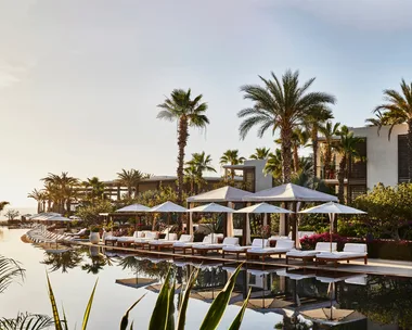 Pool-side at Chileno Bay Resort & Residences.