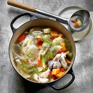 The Perfect Poached Chicken Soup Recipe | Home Beautiful