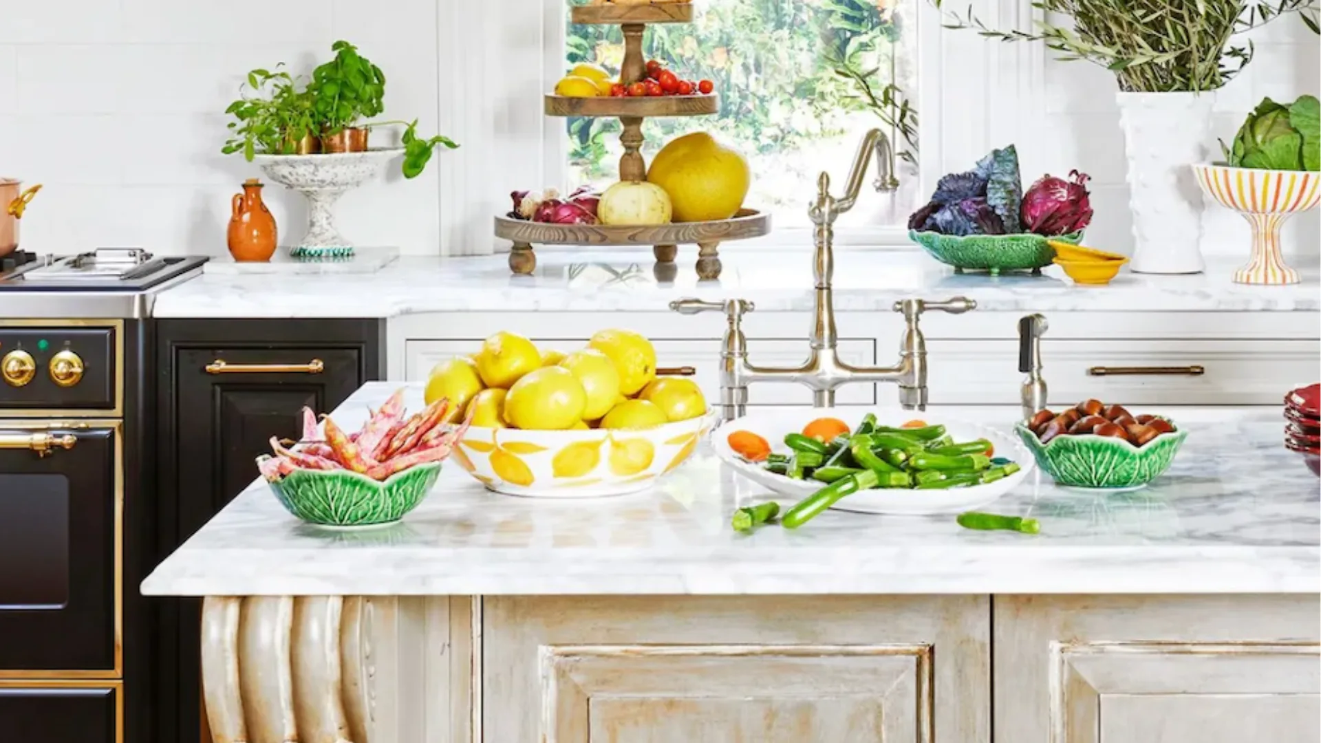 leafy plates serving platters