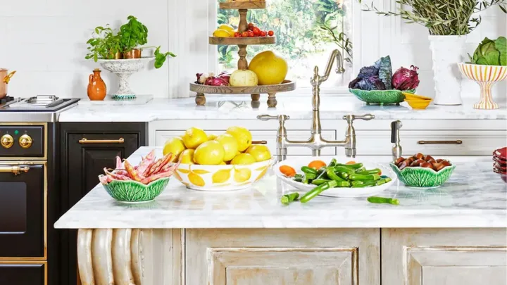 leafy plates serving platters