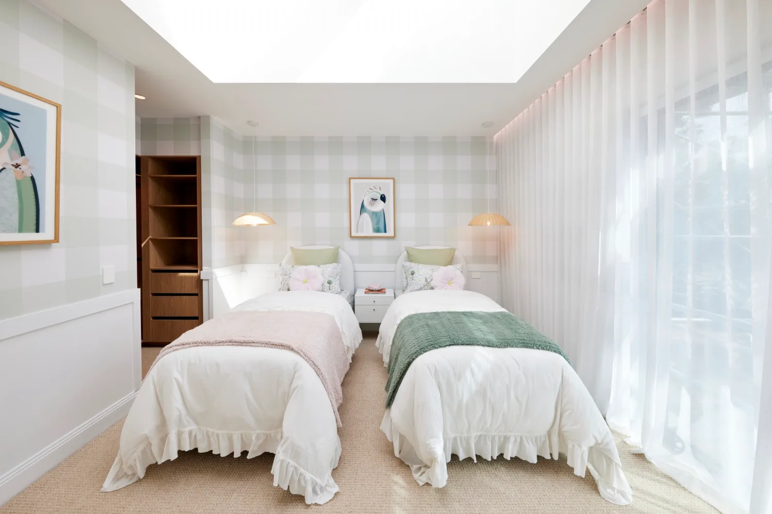Jesse and Paige's The Block 2024 kids bedroom 