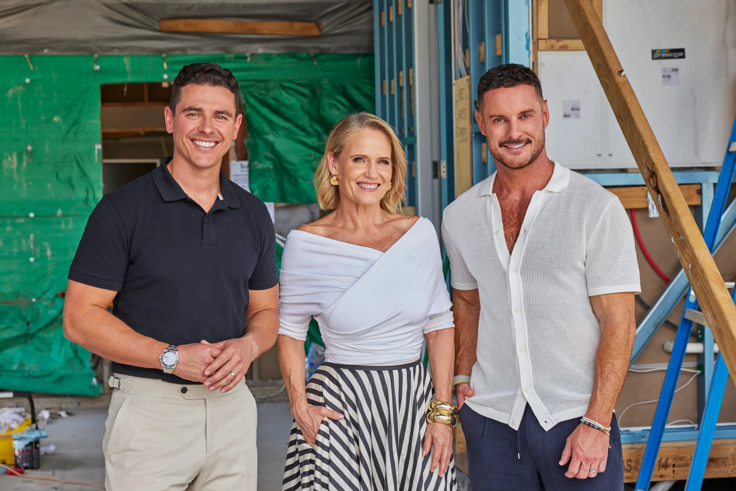 The Block 2024 judges Marty Fox, Shaynna Blaze and Darren Palmer