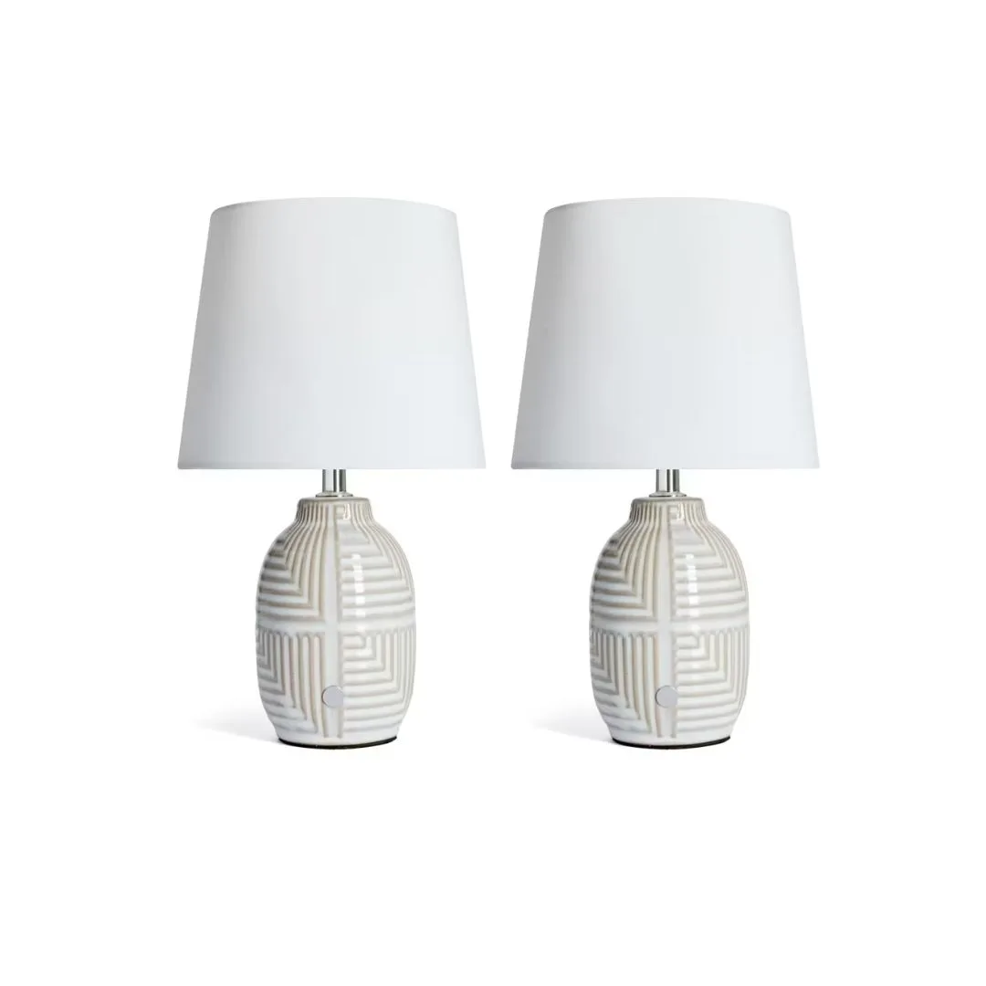 Kmart table lamps. 