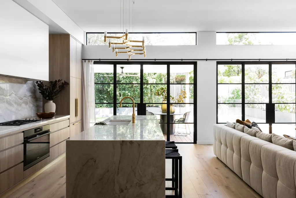 Marble kitchen renovation. 