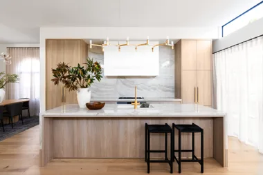 Marble kitchen renovation.