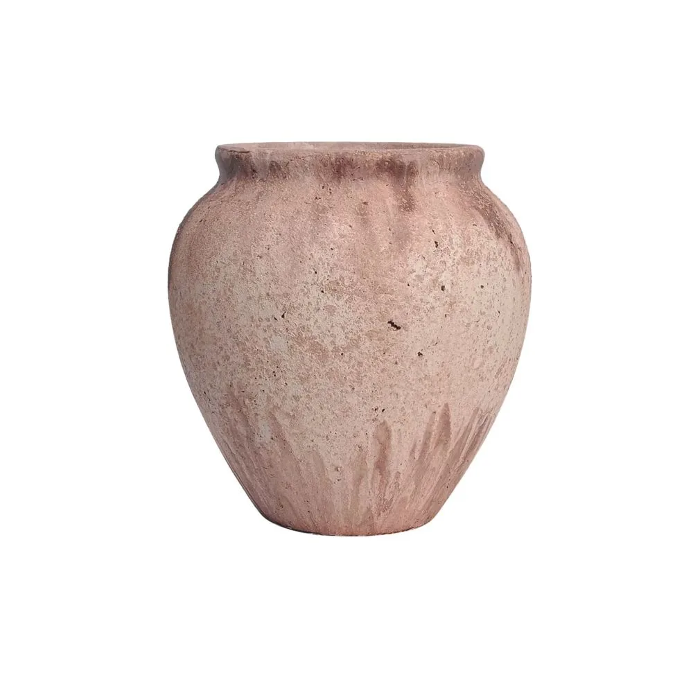 Large decorative terracotta pot.