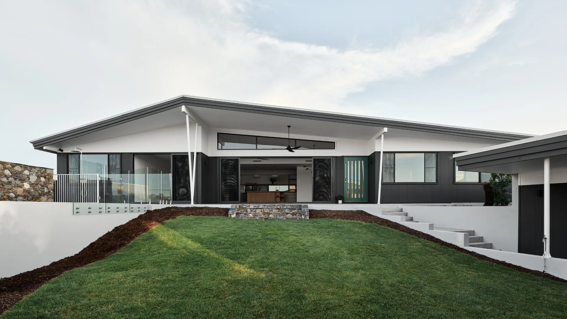 Shot of the front of a house