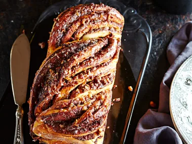 Chocolate cinnamon babka