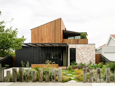 A sustainable front garden filled with Australian native plants