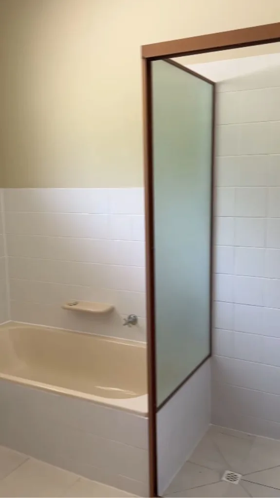 A bathroom before its renovation.