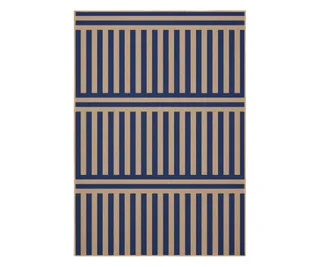 Plinth royal blue new jute rug, Double Rugs