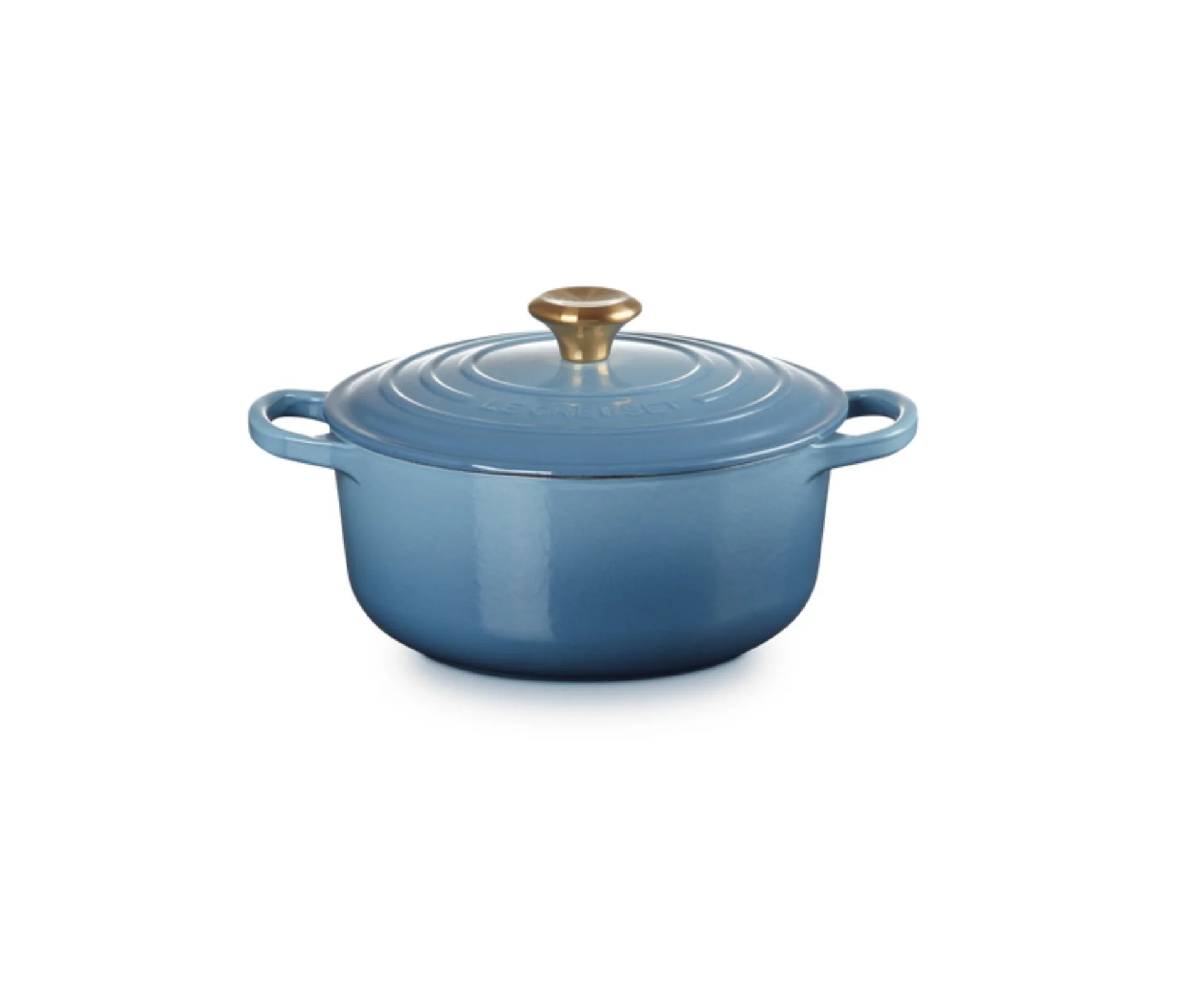 Le Creuset signature shallow casserole in chambray