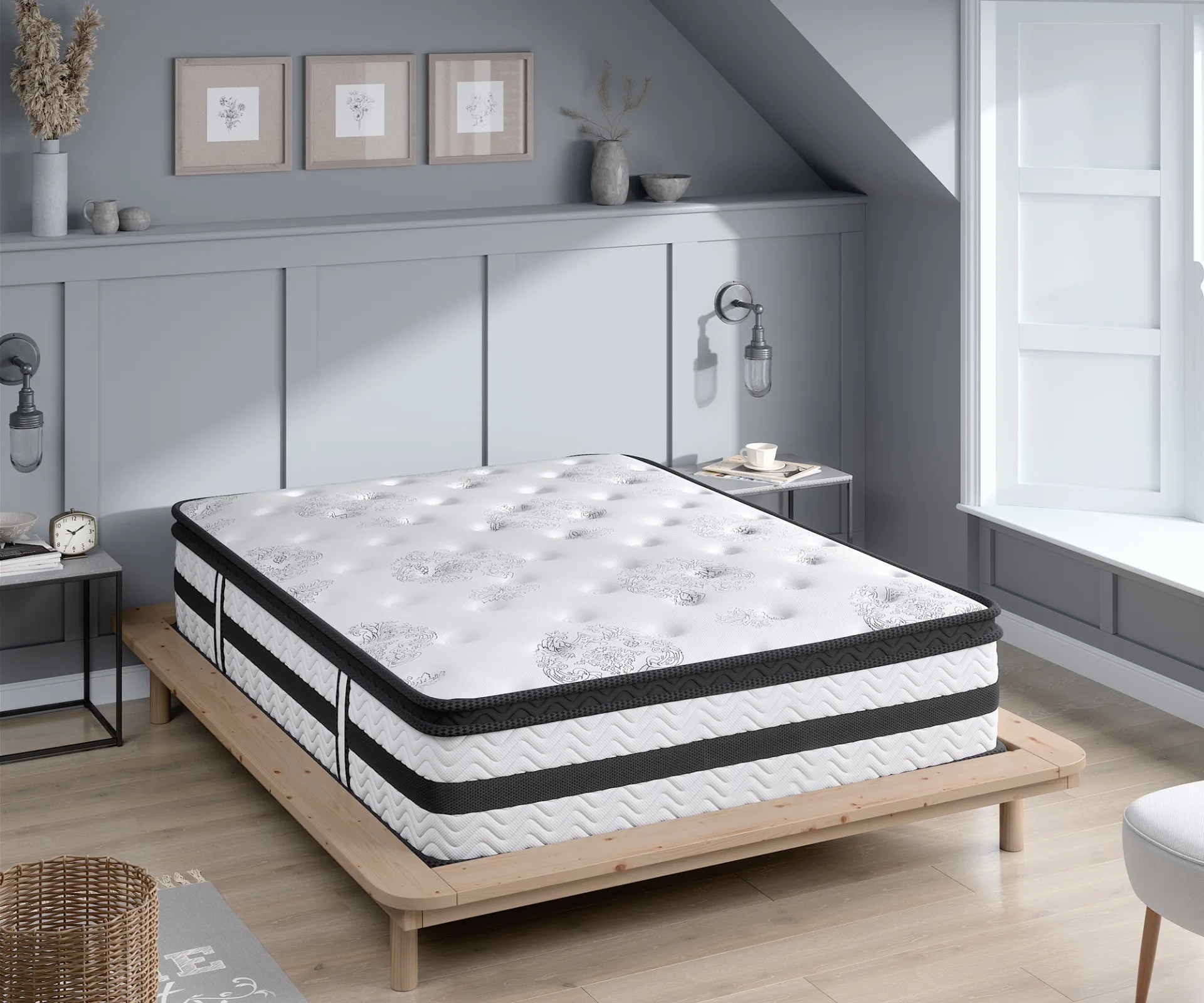 Oakleigh Home Medium Sleepzone Hybrid Euro Top Mattress from Temple and Webster, which you can get on Black Friday.