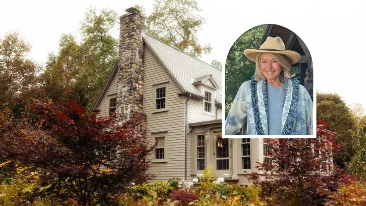 See inside Martha Stewart’s cosy Bedford farmhouse