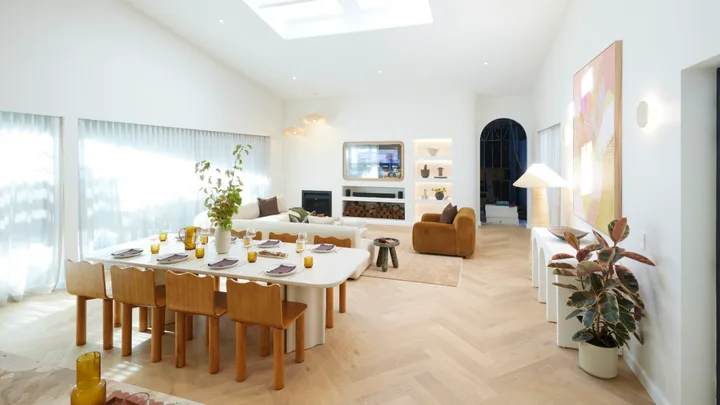 Courtney and Grant's The Block 2024 Living and Dining Rooms