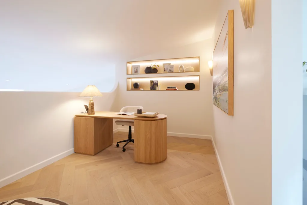 Courtney and Grant The Block 2024 Office and Rumpus Room