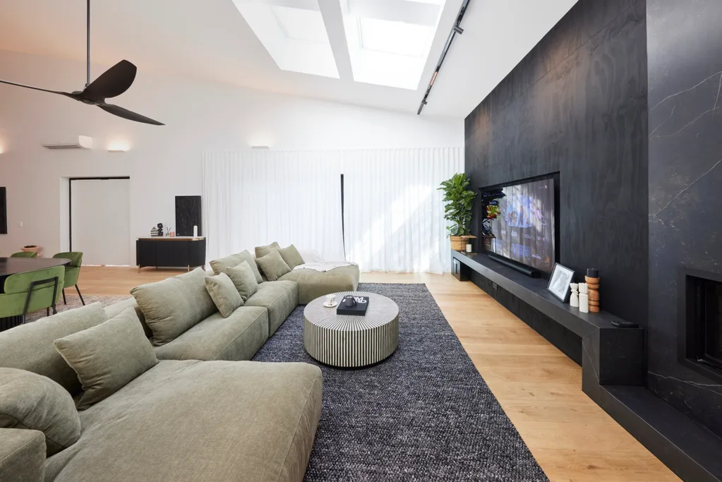 Kylie and Brad's The Block 2024 Living and Dining Rooms