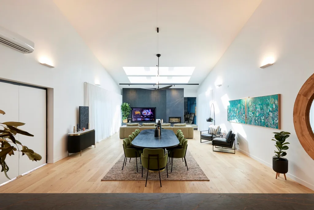 Kylie and Brad's The Block 2024 Living and Dining Rooms