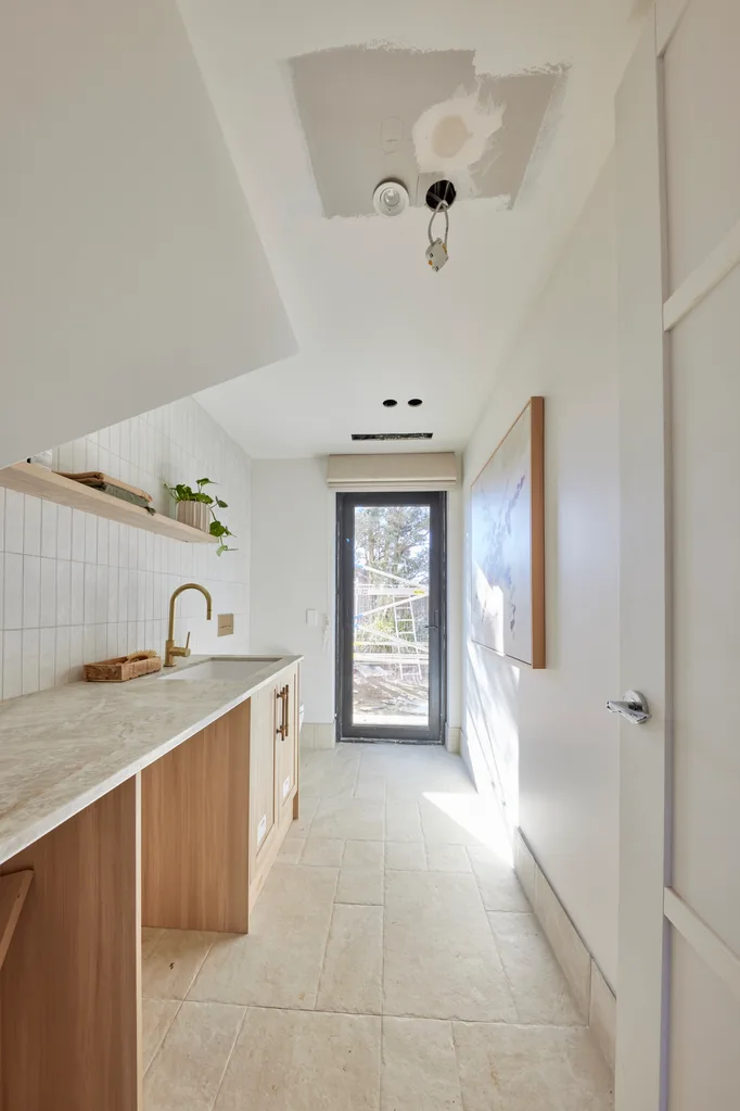 Maddy and Charlotte's The Block 2024 Laundry and Guest Bedroom