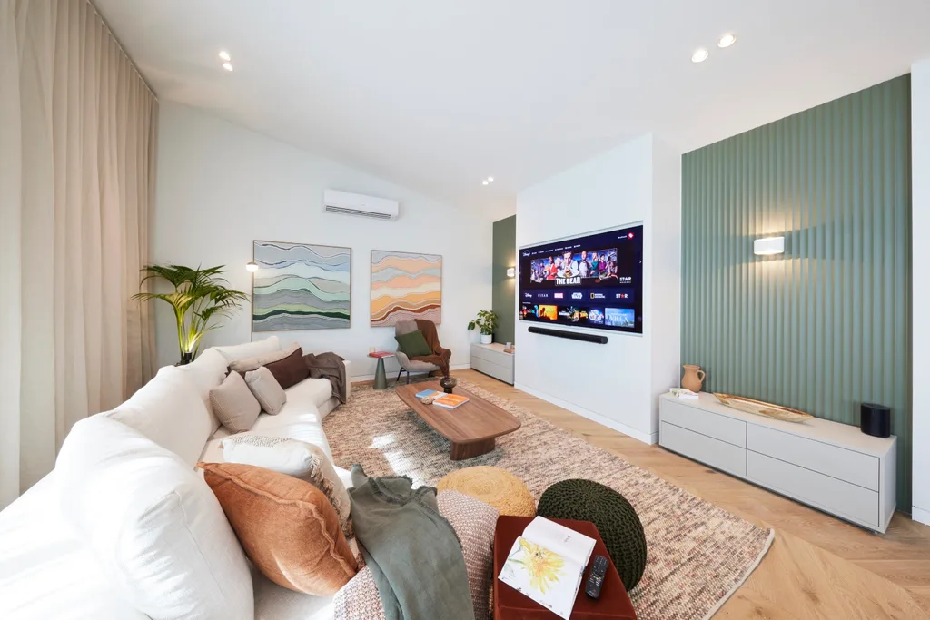 Mimi and Kristian's The Block 2024 Living and Dining Rooms