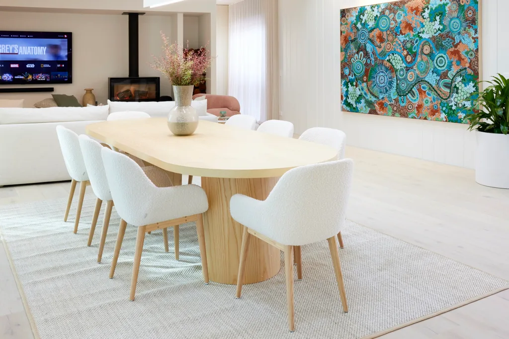 Ricky and Haydn's The Block 2024 Living and Dining Rooms
