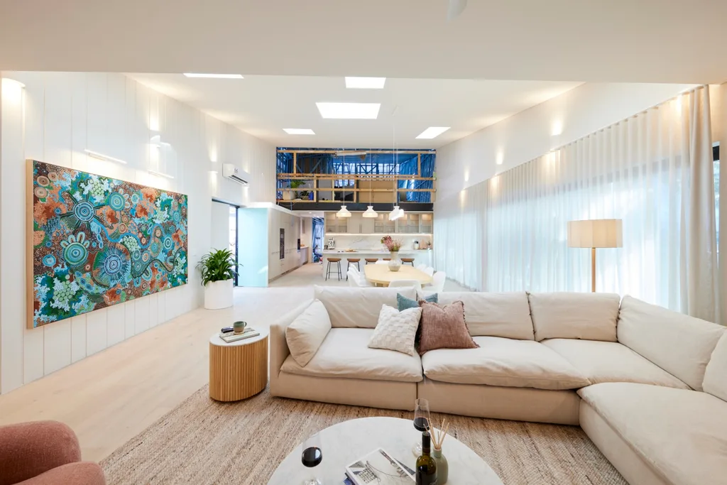 Ricky and Haydn's The Block 2024 Living and Dining Rooms