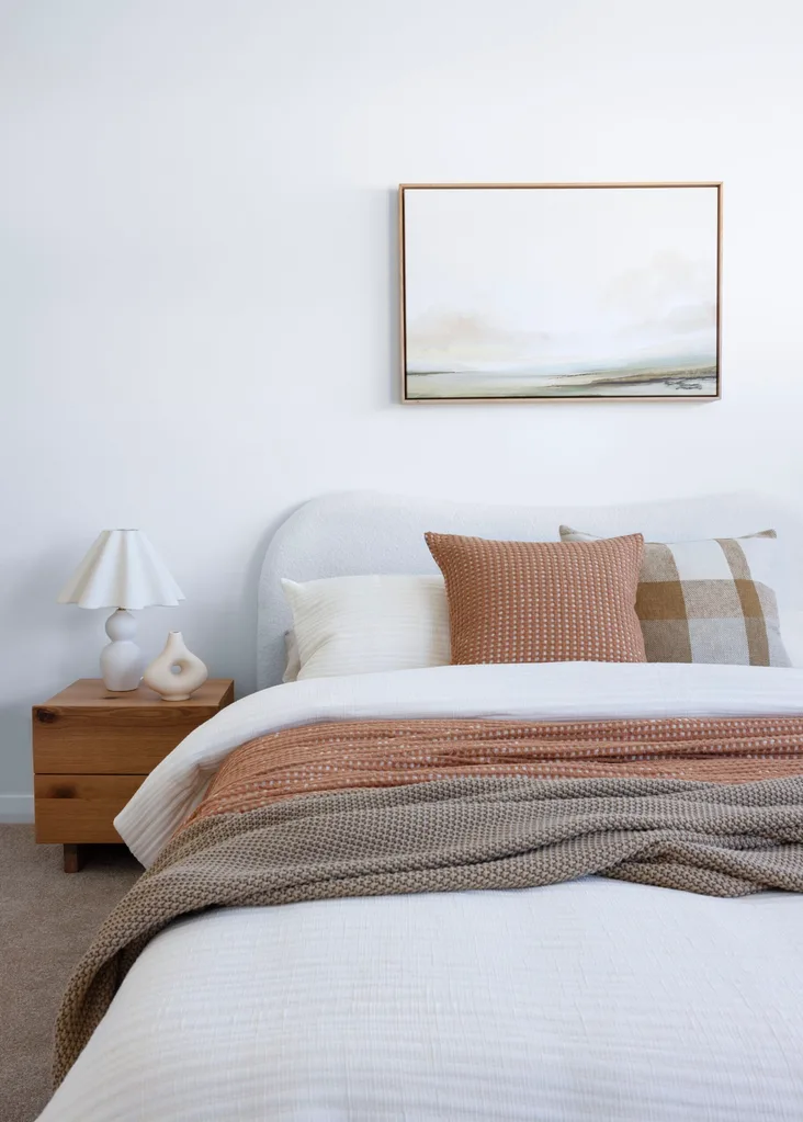 American barn style bedroom.