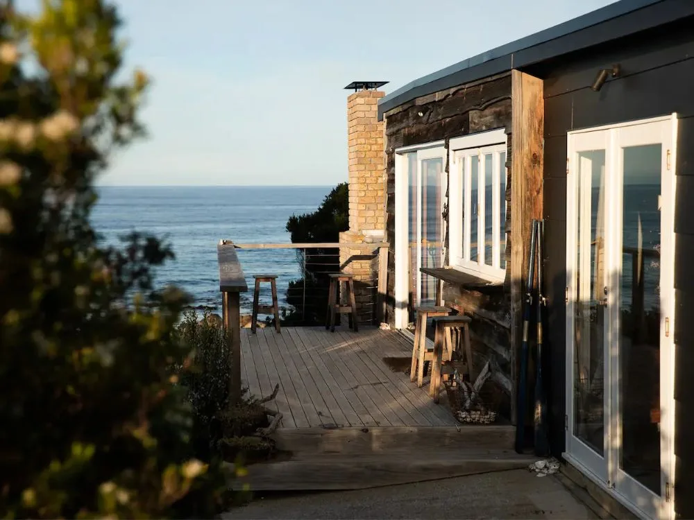 A beach house in Tasmania 