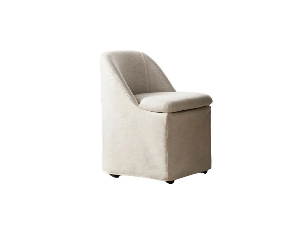 Callie slipcover dining chair.