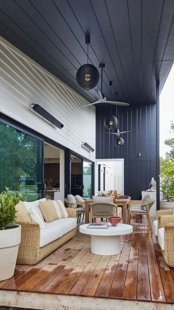 Courtney and Grant's outdoor space.