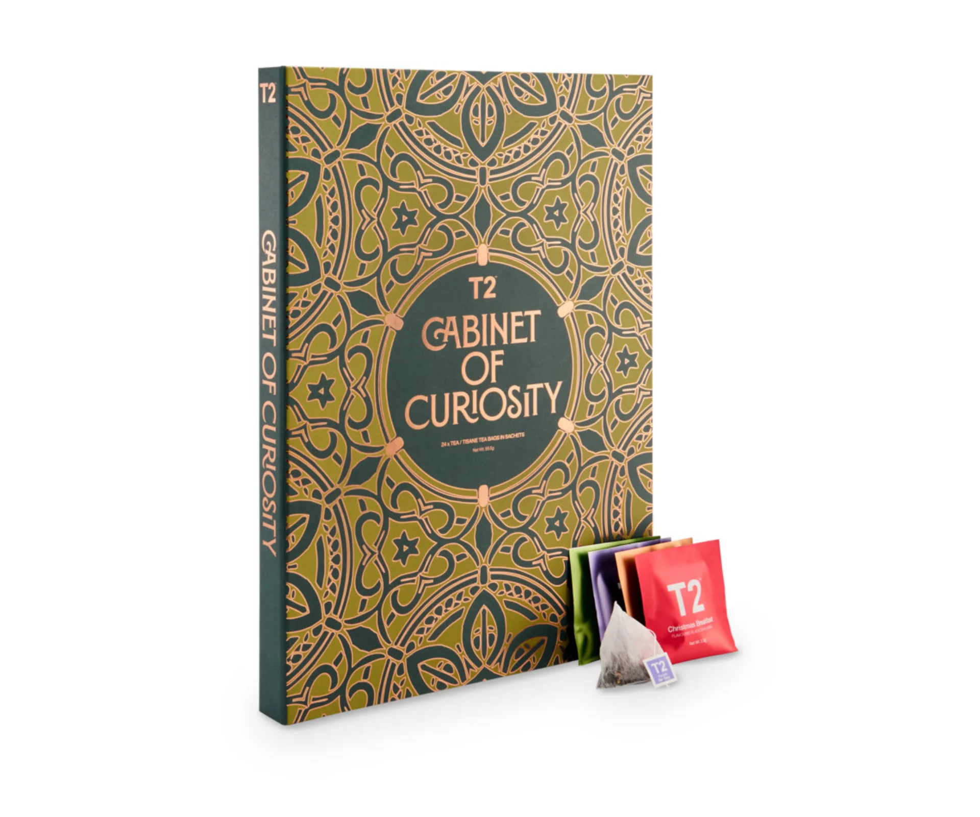 Product image of T2 Cabinet of Curiosity 24-day advent calendar, ranked the best advent calendar for tea drinkers