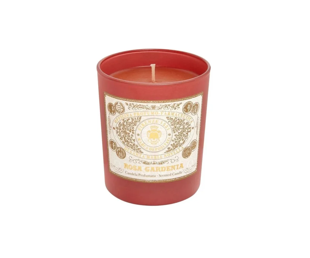 Renaissance red candle.