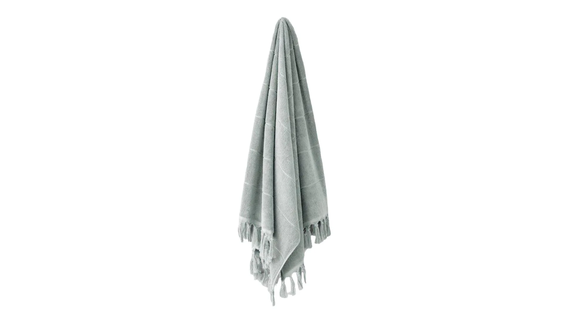 A green towel