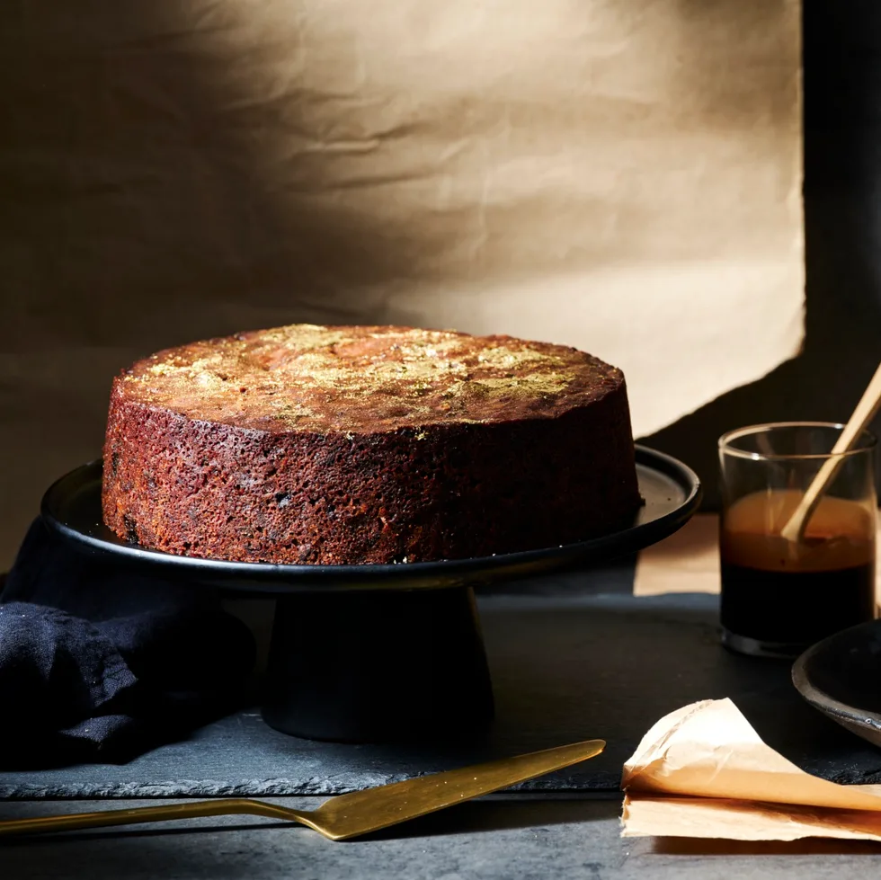 Chocolate and citrus fruit cake