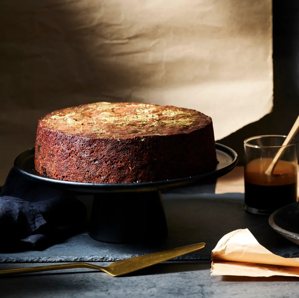 Chocolate and citrus fruit cake