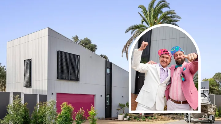 The Block 2024's Ricky and Haydn with their house