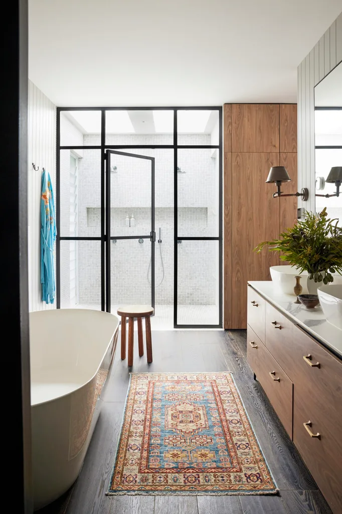 Carlene and Michael's bathroom.