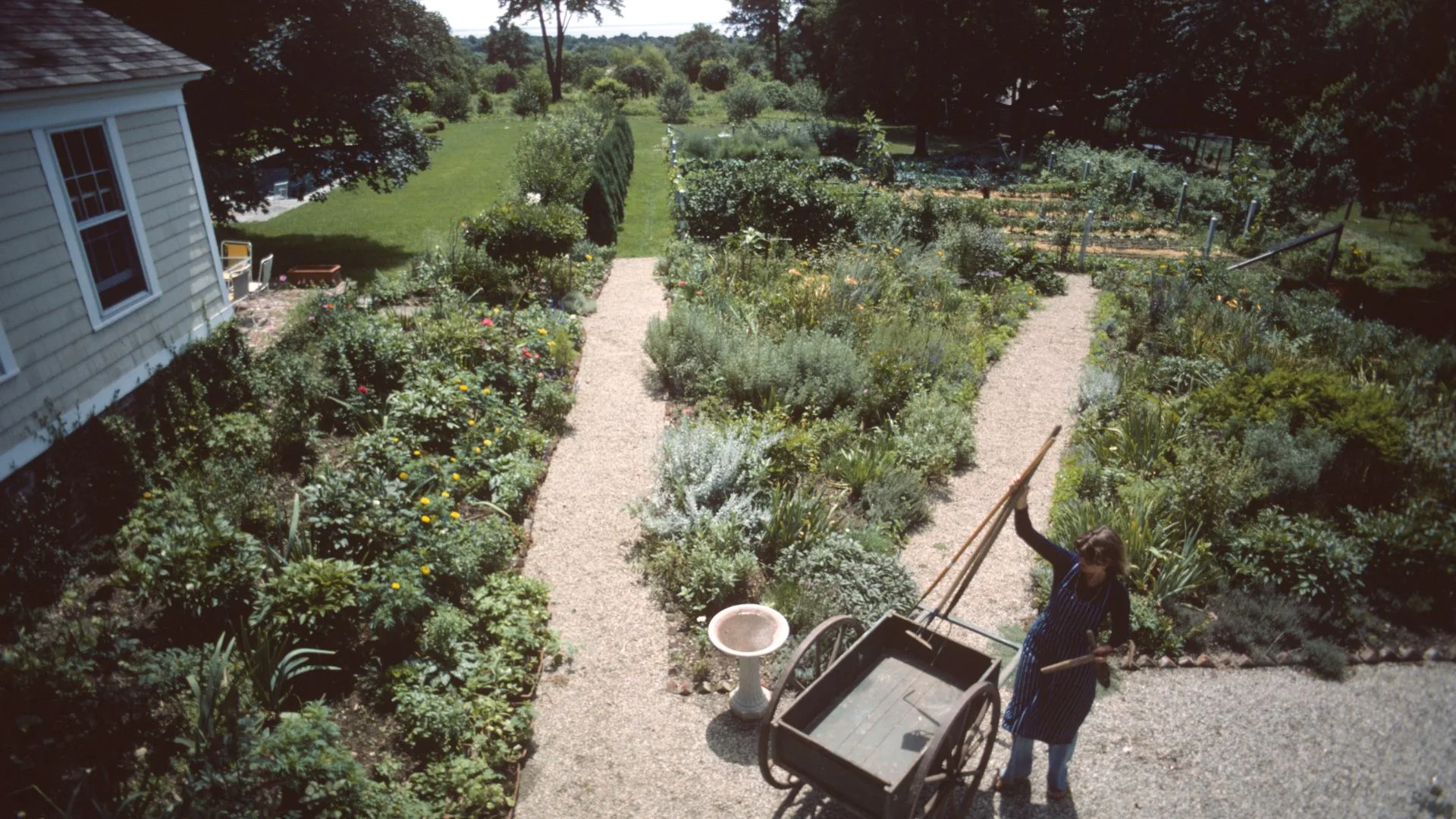 Martha Stewart's Turkey Hill garden. 