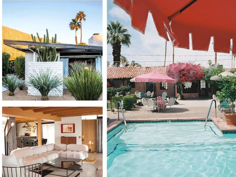 Mid-century style in Palm Springs.