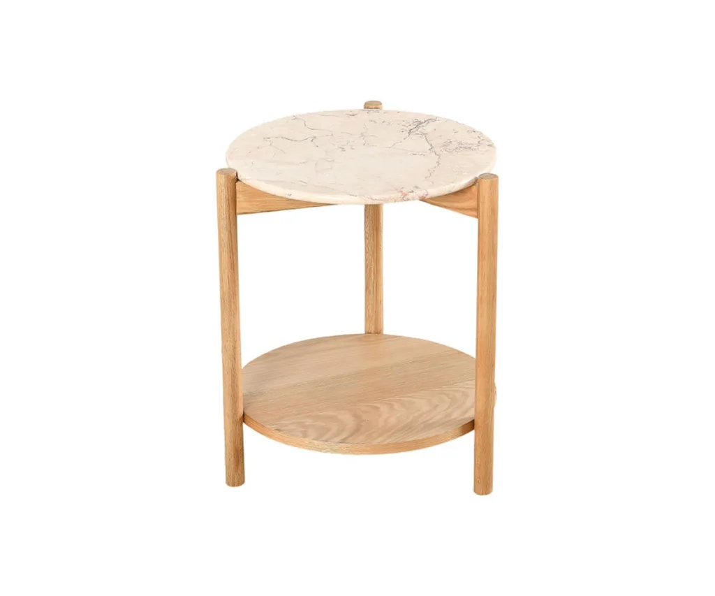Maybury marble side table