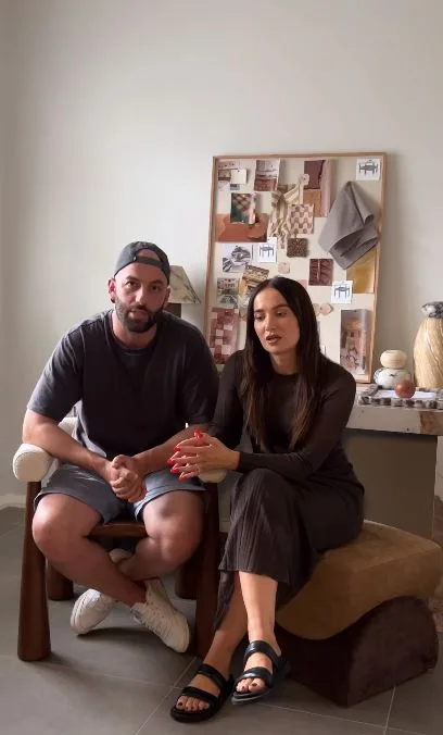 Courtney and Grant screenshot from Instagram reel