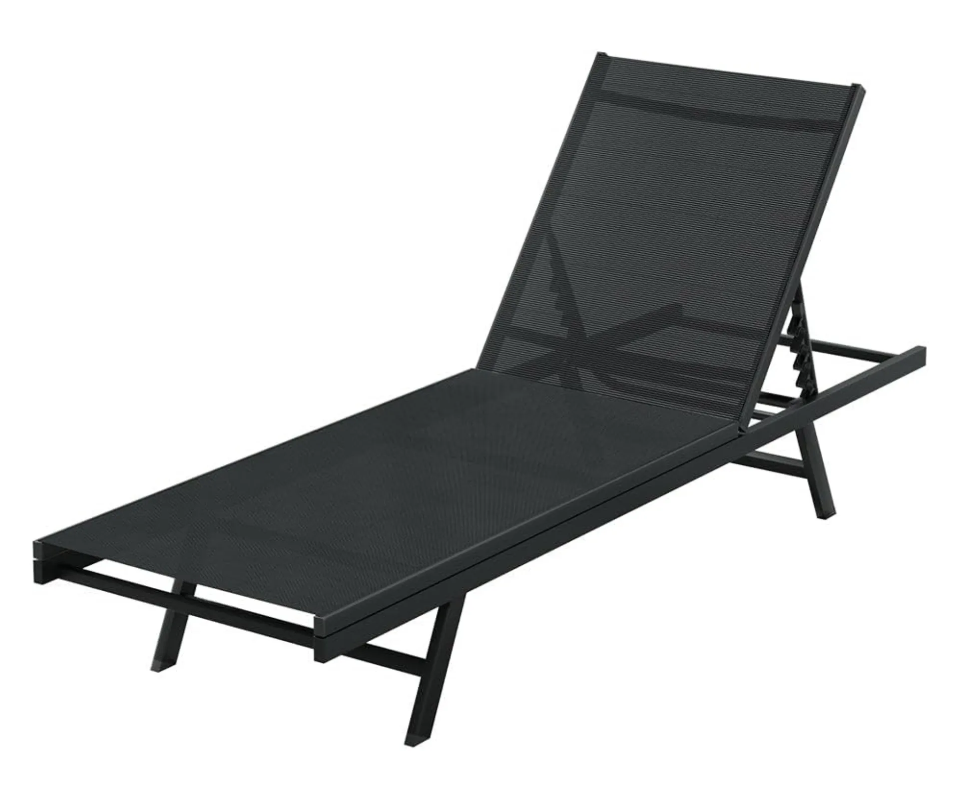 Gardeon Sun Lounge in Black.