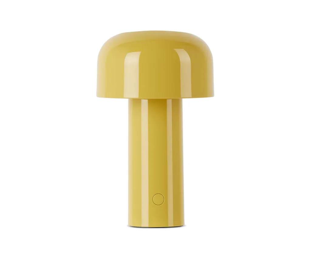 Mustard rechargeable table lamp