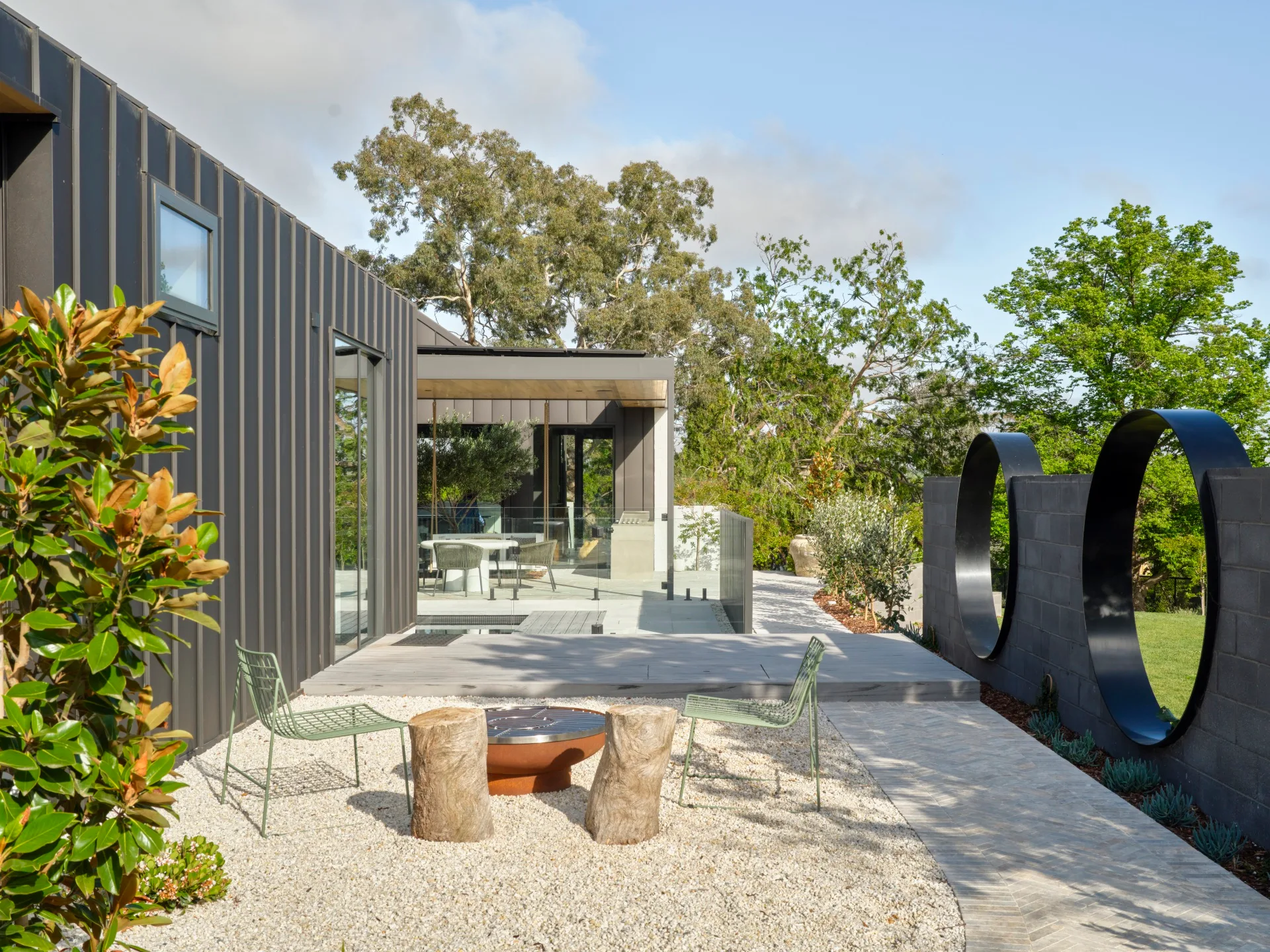 The exterior of the home in Canberra. 