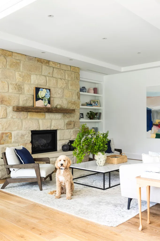 A Cape Cod style living room on the Lower North Shore.