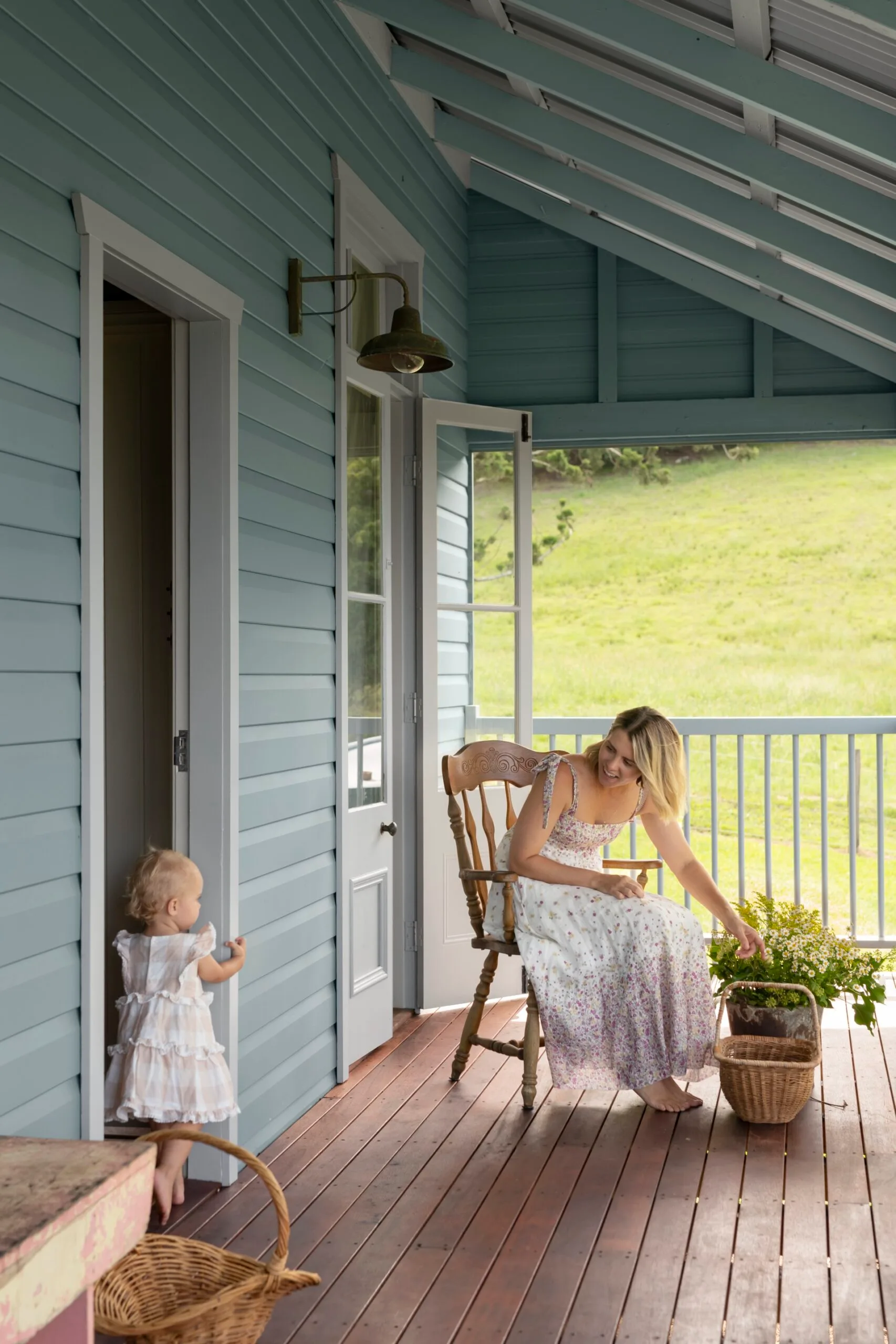 A century old cottage veranda. 