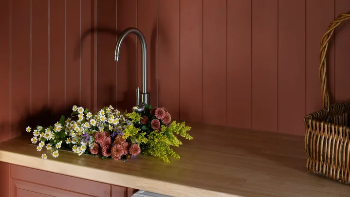 a century-old cottage renovation laundry room.