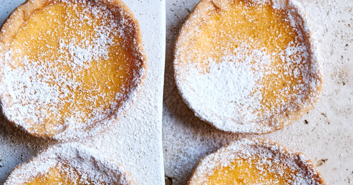 Fennel seed and almond custard tarts | Home Beautiful