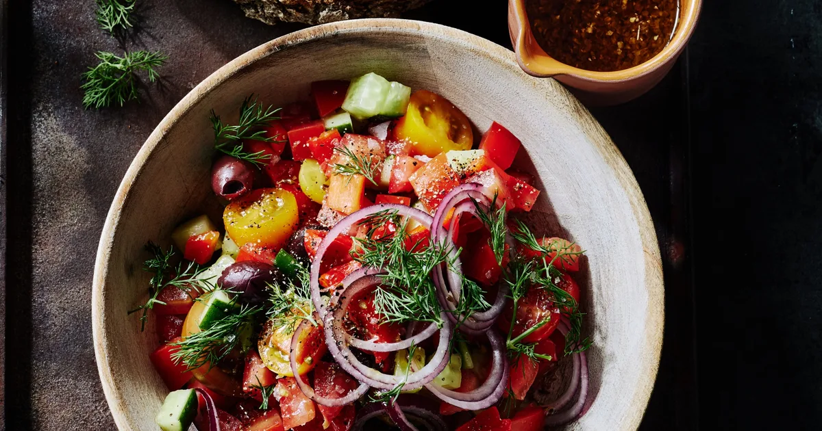 Greek salad Recipe | Home Beautiful