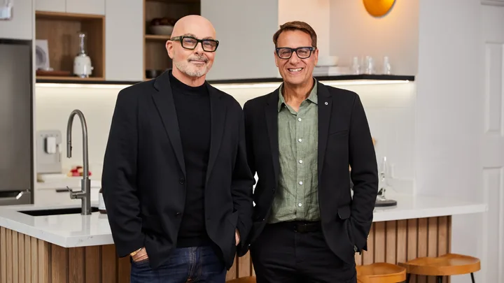 Love It or List It Australia hosts Neale Whitaker and Andrew Winter 2025